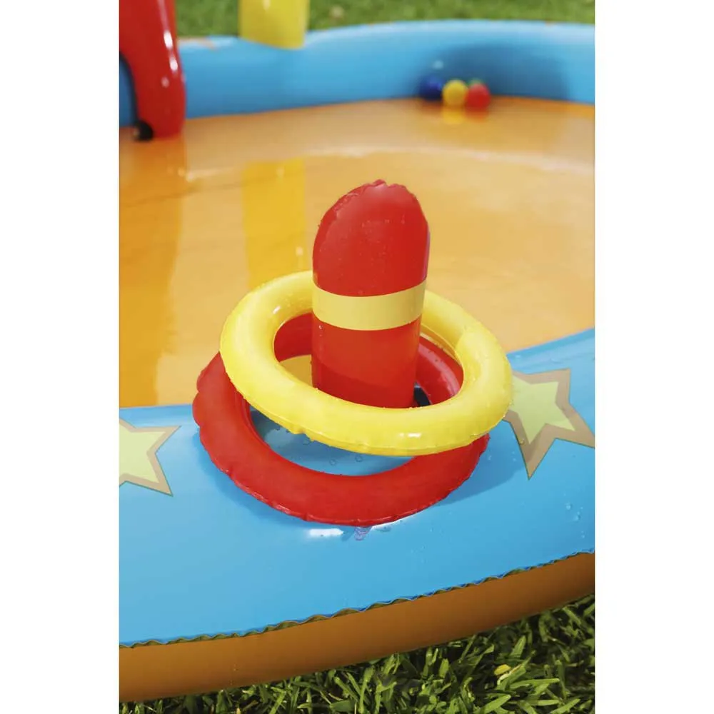 Bestway Lil´champ 435x213x117 Cm Ovalt Oppblåsbart Basseng unisex, Red / orange / yellow, 314L