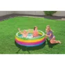 Bestway Ø157x46 Cm Rund Oppblåsbar Basseng unisex, Multicolor, 522L