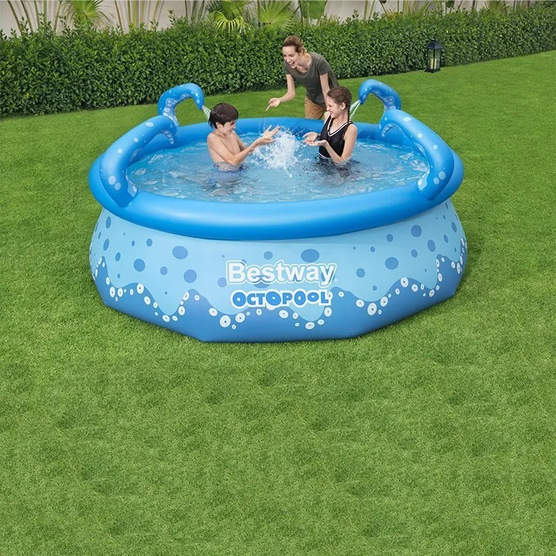 Bestway Octopool Ø274x76 Cm Rund Oppblåsbar Basseng unisex, Blue, 3153L