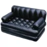 Bestway Oppblåsbar Sofa 5-i-1, Black, One Size