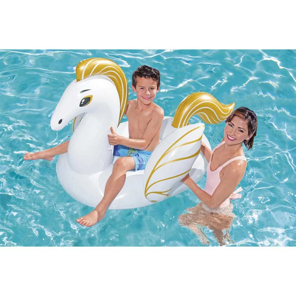 Bestway Pegasus Basseng Luftmadrass unisex, White / golden, 159 x 109cm