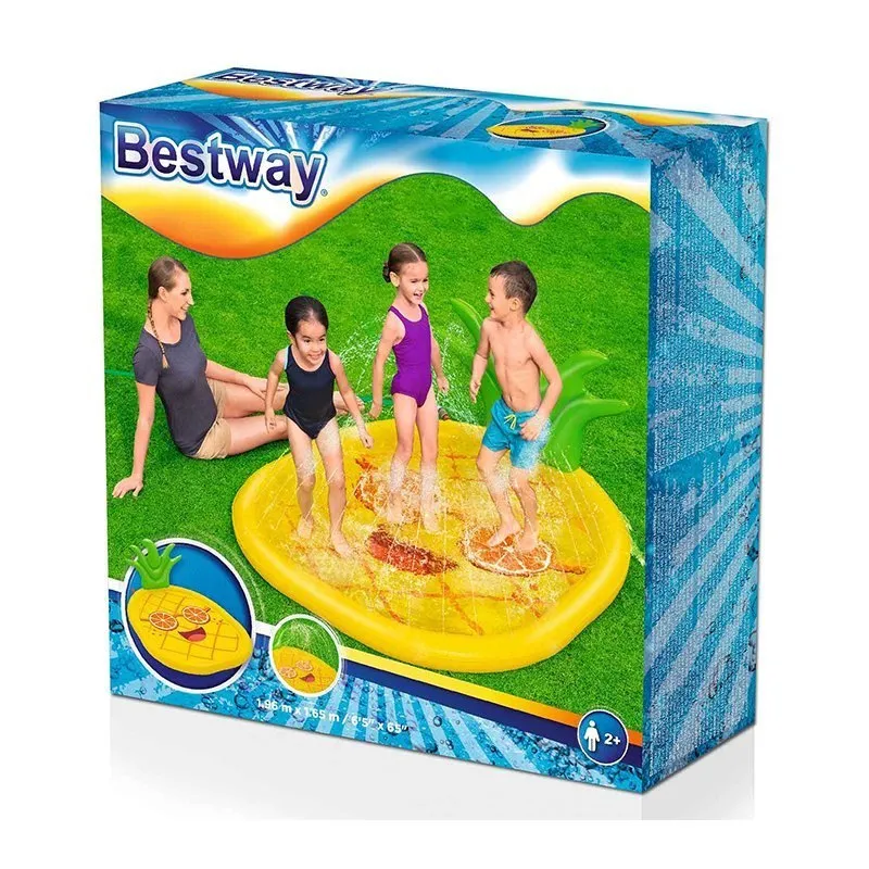 Bestway Pineapple Luftmadrass For Basseng unisex, Yellow, 196 x 165cm