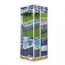 Bestway Power Steel 640x274x132 Cm Stål Rektangulært Over Bakken Basseng Med Ramme, White / blue, 19281L