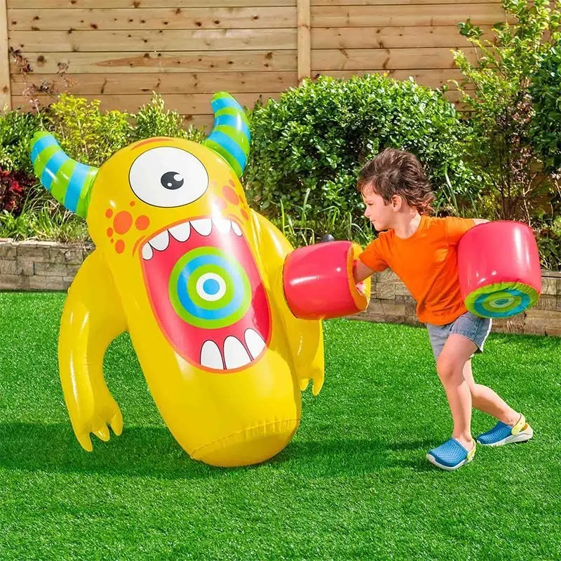 Bestway Punching Bag Oppblåsbar unisex, Yellow / multicolor, 120cm Bestway Punching Bag Oppblåsbar unisex, Yellow / multicolor, 120cm
