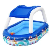 Bestway Sea Captain 213x155x132 Cm Rektangulært Oppblåsbart Basseng unisex Bestway Sea Captain 213x155x132 Cm Rektangulært Oppblåsbart Basseng unisex