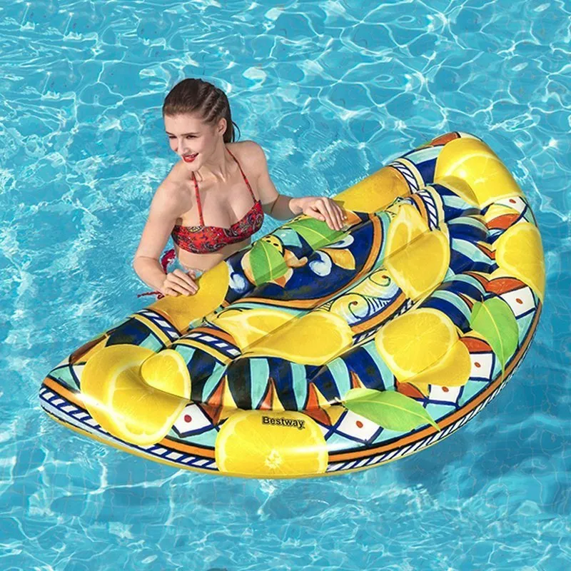 Bestway Sicilia Luftmadrass For Basseng unisex, Yellow, 171 x 89cm