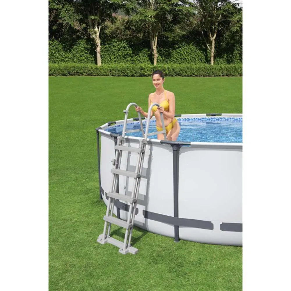 Bestway Sikkerhetsstige For Basseng Med 4 Trinn 122 Cm unisex, Black, One Size Bestway Sikkerhetsstige For Basseng Med 4 Trinn 122 Cm unisex, Black, One Size
