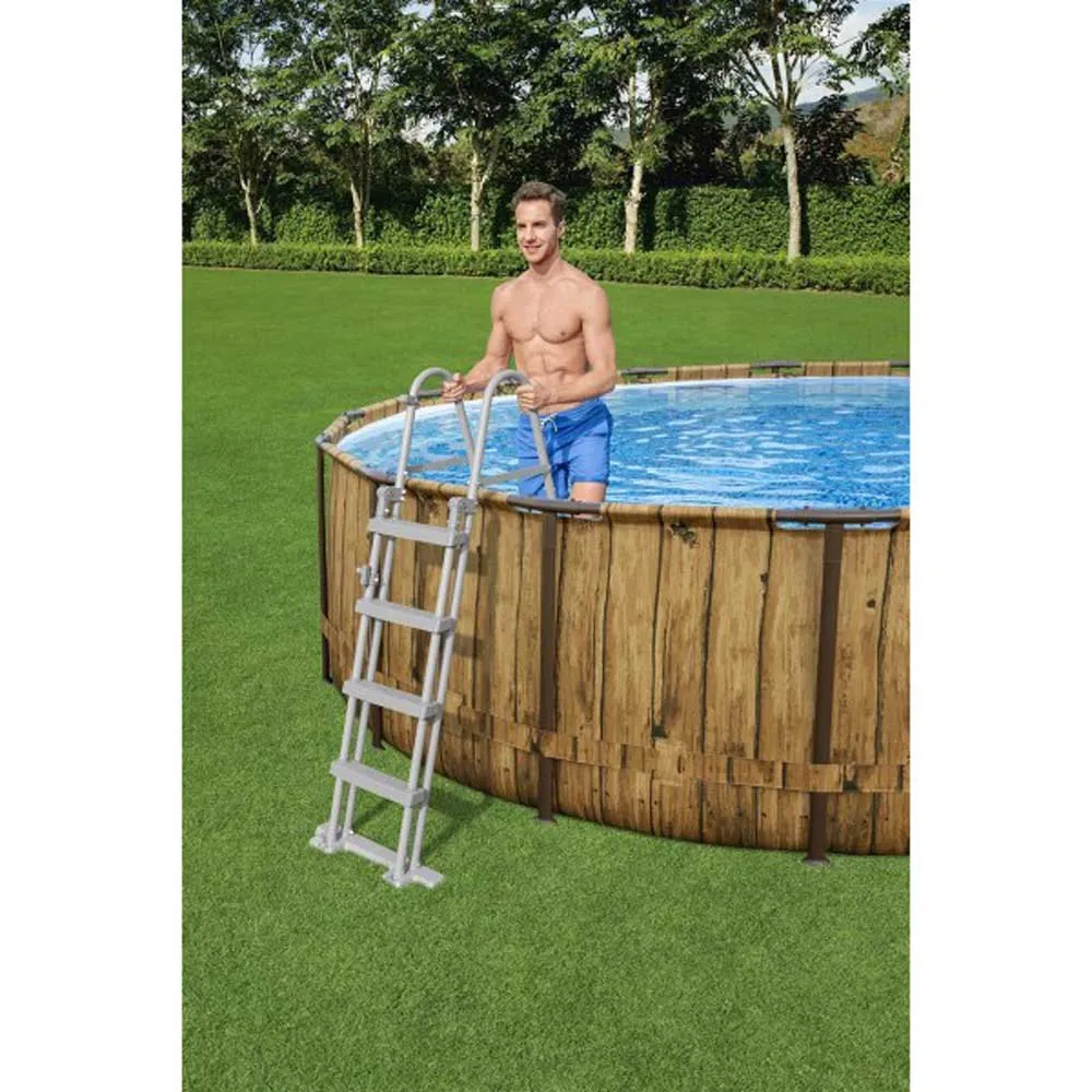 Bestway Sikkerhetsstige For Basseng Med 4 Trinn 122 Cm unisex, Black, One Size Bestway Sikkerhetsstige For Basseng Med 4 Trinn 122 Cm unisex, Black, One Size