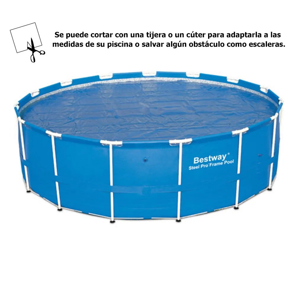 Bestway Solardeksel For Svømmebasseng Med Metallstruktur Ø 488 Cm unisex, Blue, One Size Bestway Solardeksel For Svømmebasseng Med Metallstruktur Ø 488 Cm unisex, Blue, One Size