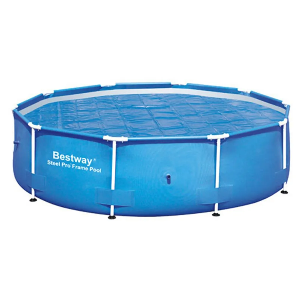 Bestway Solarskjerm For Svømmebasseng Med Metallstruktur Ø 305 Cm unisex, Blue, One Size Bestway Solarskjerm For Svømmebasseng Med Metallstruktur Ø 305 Cm unisex, Blue, One Size