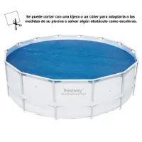Bestway Solarskjerm For Svømmebasseng Med Metallstruktur Ø 427 Cm unisex Bestway Solarskjerm For Svømmebasseng Med Metallstruktur Ø 427 Cm unisex