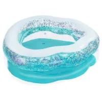 Bestway Sparkle Shell 150x127x43 Cm Rund Oppblåsbar Basseng unisex Bestway Sparkle Shell 150x127x43 Cm Rund Oppblåsbar Basseng unisex