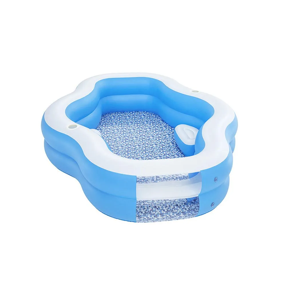 Bestway Splashview 270x198x51 Cm Rektangulært Oppblåsbart Basseng unisex, Blue / white, 821L