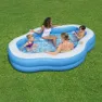 Bestway Splashview 270x198x51 Cm Rektangulært Oppblåsbart Basseng unisex, Blue / white, 821L