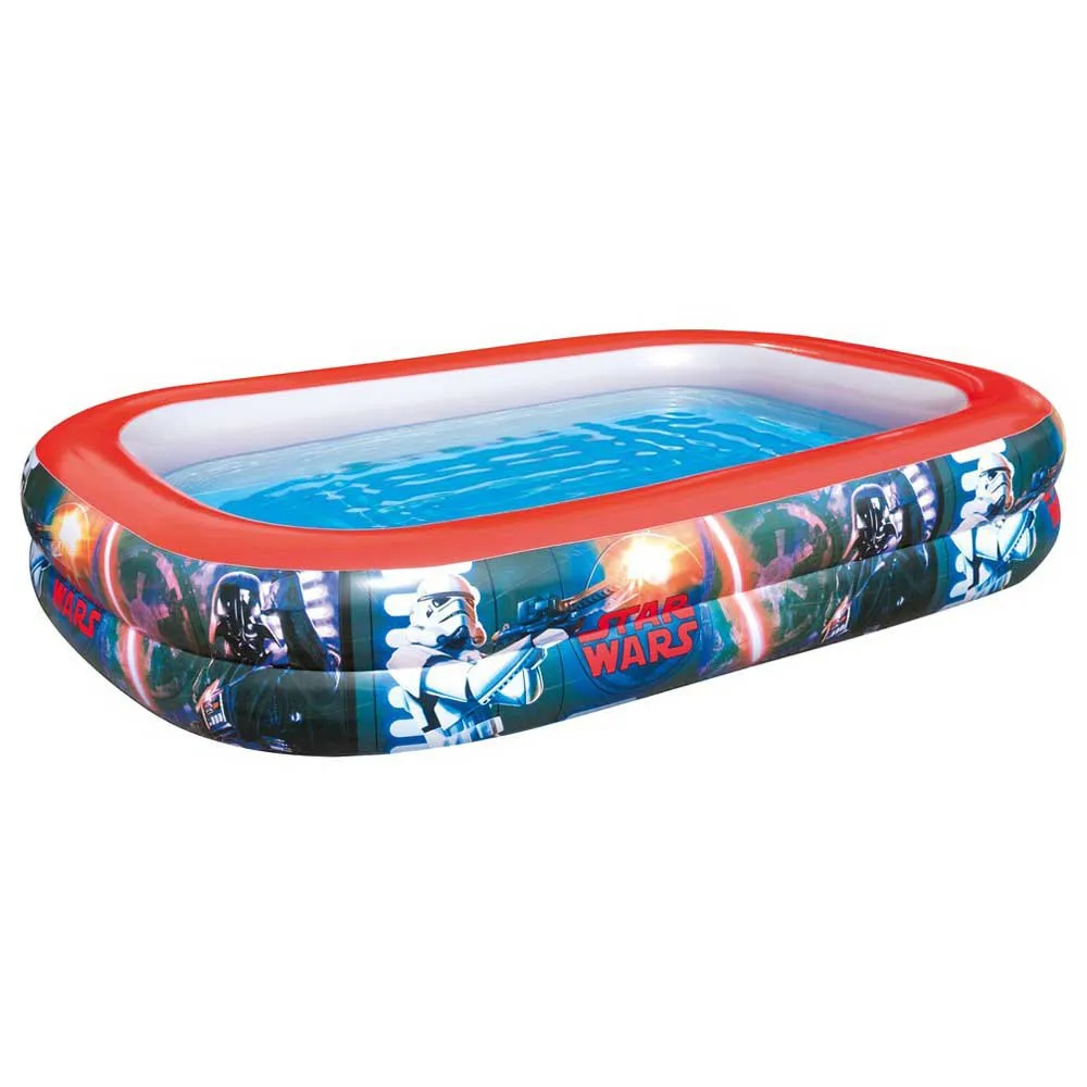 Bestway Star Wars 262x175x51 Cm Rektangulært Oppblåsbart Basseng unisex, Multicolour, 778L Bestway Star Wars 262x175x51 Cm Rektangulært Oppblåsbart Basseng unisex, Multicolour, 778L
