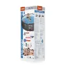 Bestway Steel Pro Max Ø 366x100 Cm Stål Rundt Overjordisk Basseng, Grey / blue, 9150L
