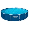Bestway Steel Pro Ø 396x84 Cm Stål Rundt Overjordisk Basseng, Blue, 8680L