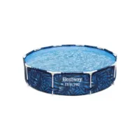 Bestway Steel Pro Tropical Leaf Ø 305x66 Cm Stål Rundt Overjordisk Basseng Bestway Steel Pro Tropical Leaf Ø 305x66 Cm Stål Rundt Overjordisk Basseng