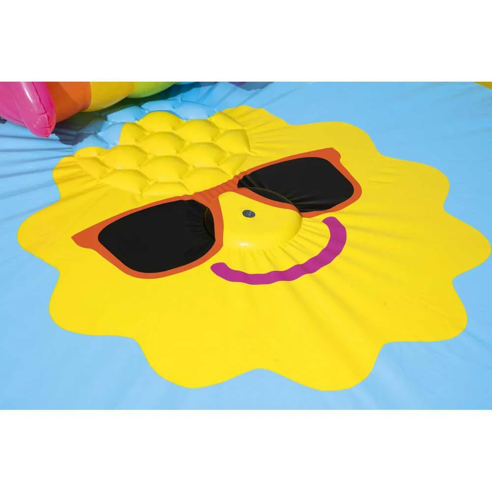 Bestway Sunnyland Splash 237x201x104 Cm Rundt Oppblåsbart Basseng unisex, Yellow / blue, 59L