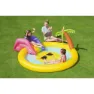 Bestway Sunnyland Splash 237x201x104 Cm Rundt Oppblåsbart Basseng unisex, Yellow / blue, 59L