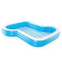 Bestway Sunsationa Familie Oppblåsbar Basseng 305x274x4 Cm unisex Bestway Sunsationa Familie Oppblåsbar Basseng 305x274x4 Cm unisex