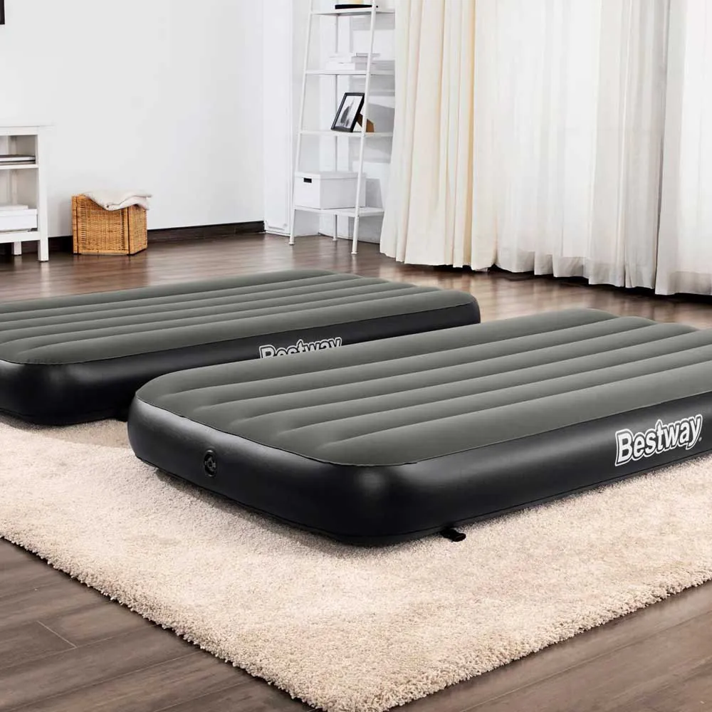 Bestway Tritech 2 Enkel Luftmadrass 188x99x25 Cm, Black, 188 x 99 x 25cm