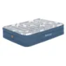 Bestway Tritech Queen Reinforced I-beam Dobbel Luftmadrass Med Innebygd Pumpe, Blue / grey, 203 x 152 x 46cm
