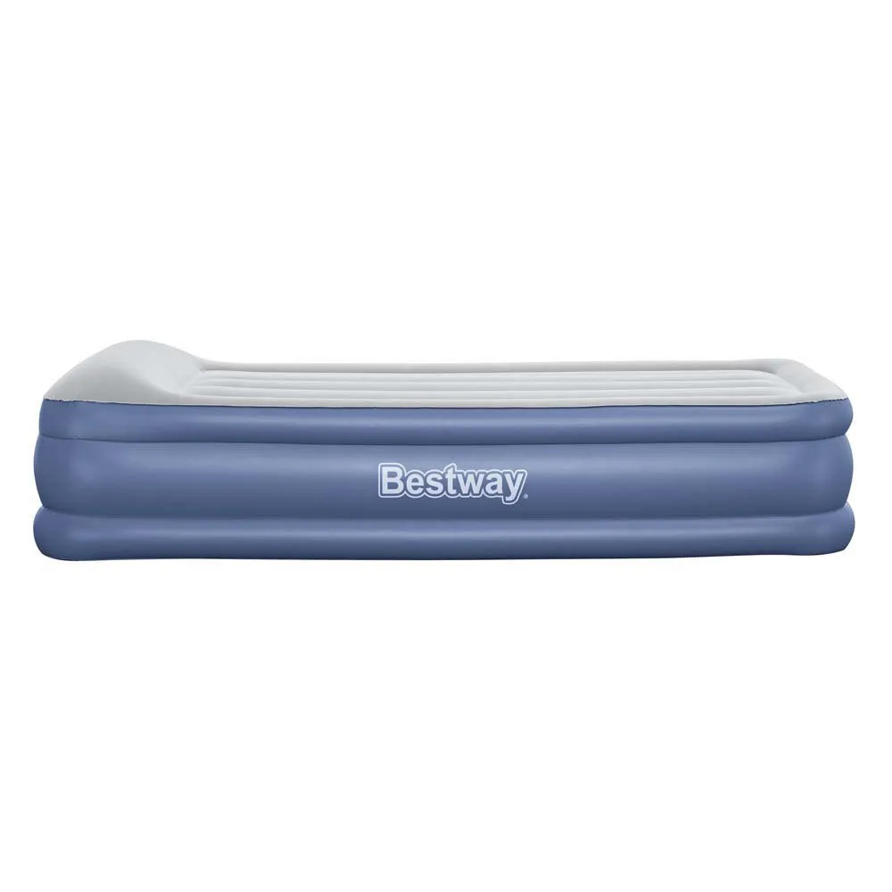 Bestway Tritech Twin Reinforced Enkel Luftmadrass Med Innebygd Pumpe, Grey / black, 191 x 97 x 46cm Bestway Tritech Twin Reinforced Enkel Luftmadrass Med Innebygd Pumpe, Grey / black, 191 x 97 x 46cm