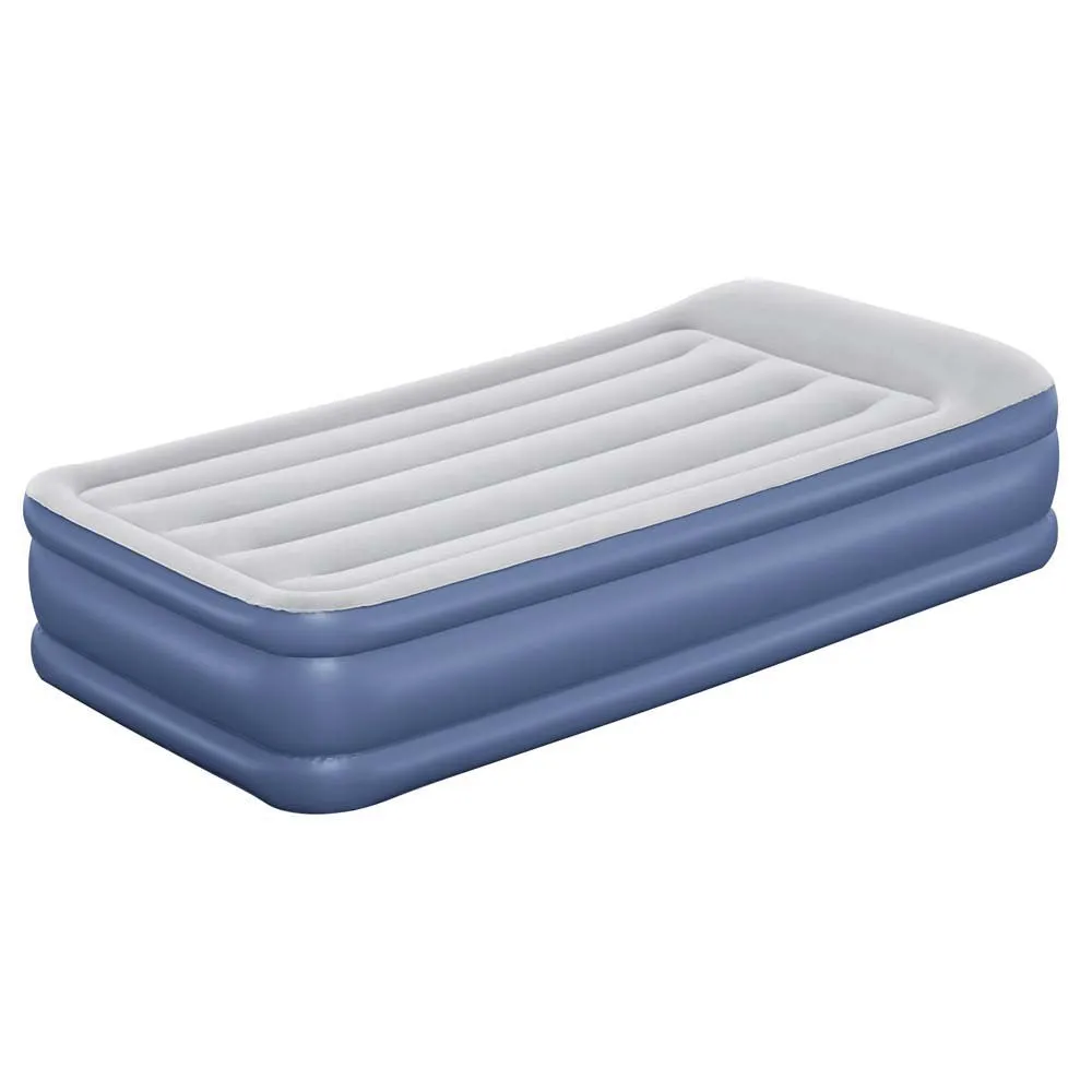 Bestway Tritech Twin Reinforced Enkel Luftmadrass Med Innebygd Pumpe, Grey / black, 191 x 97 x 46cm Bestway Tritech Twin Reinforced Enkel Luftmadrass Med Innebygd Pumpe, Grey / black, 191 x 97 x 46cm