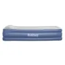Bestway Tritech Twin Reinforced Enkel Luftmadrass Med Innebygd Pumpe, Grey / black, 191 x 97 x 46cm
