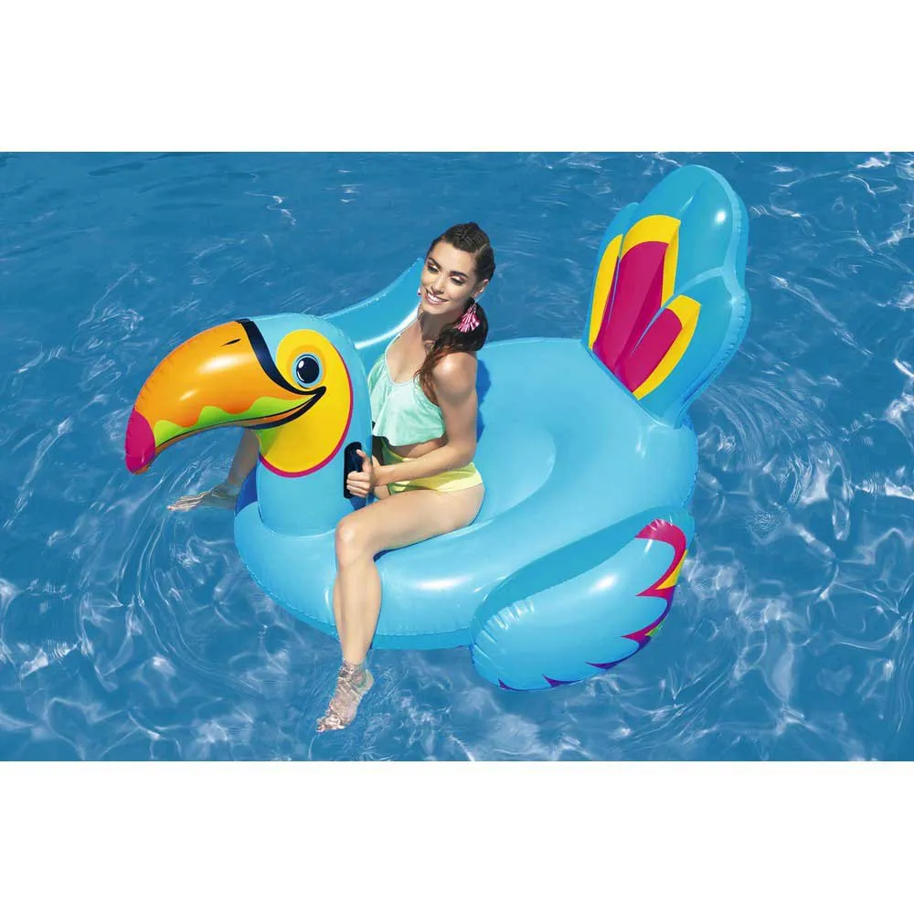 Bestway Tucan Pool Luftmadrass unisex, Blue, 207 x 150cm Bestway Tucan Pool Luftmadrass unisex, Blue, 207 x 150cm