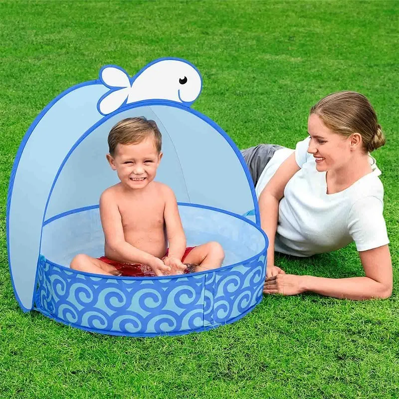 Bestway Whale Rund Oppblåsbar Basseng unisex, Blue, 78 x 68 x 60cm Bestway Whale Rund Oppblåsbar Basseng unisex, Blue, 78 x 68 x 60cm