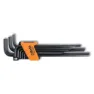 Beta Utensili 2-10 Mm Lang Sekskantnøkkelsett 8 Enheter, Black, One Size