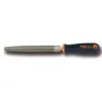 Beta Utensili 200 Mm Halvrund Fil Halvmyk, Black / blue, One Size