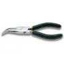 Beta Utensili Tang Med Buede Halvrunde Tips Blister 54 Mm, Black / silver, One Size