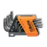 Beta Utensili Torx T9/t10/t15/t20/t25/t27/t30/t40 Skiftenøkkel 8 Stykker, Black / orange, One Size