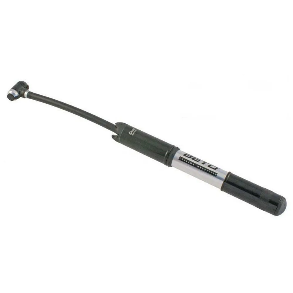 Beto Optima Mini Pumpe, Black / silver, 120psi Beto Optima Mini Pumpe, Black / silver, 120psi