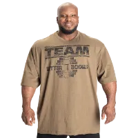Better Bodies Team Pump Cover Iron Tee Better Bodies Team Pump Cover Iron Tee