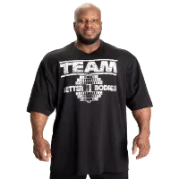 Better Bodies Team Pump Cover Iron Tee Better Bodies Team Pump Cover Iron Tee
