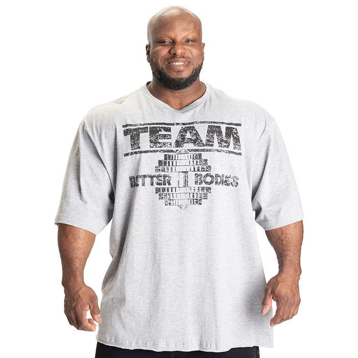 Better Bodies Team Pump Cover Iron Tee Better Bodies Team Pump Cover Iron Tee