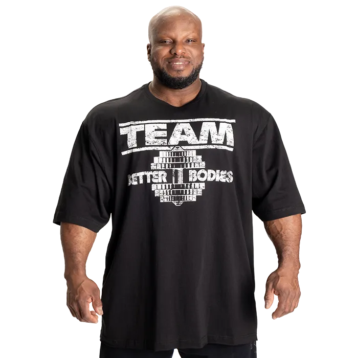 Better Bodies Team Pump Cover Iron Tee Better Bodies Team Pump Cover Iron Tee