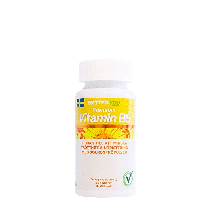 Better You Premium Vitamin B5 60 kapsler