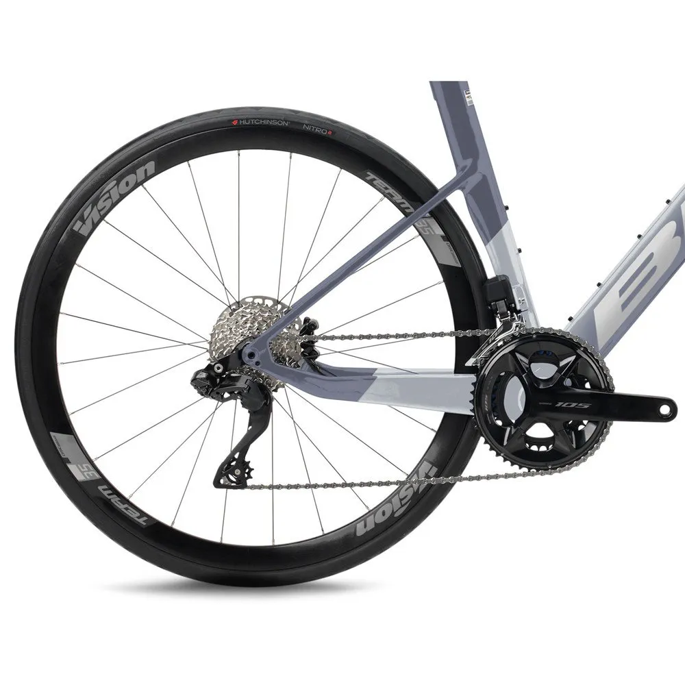 BH Bikes Aerolight 6.0 105 Di2 2023 Landeveissykkel, Silver / silver / silver