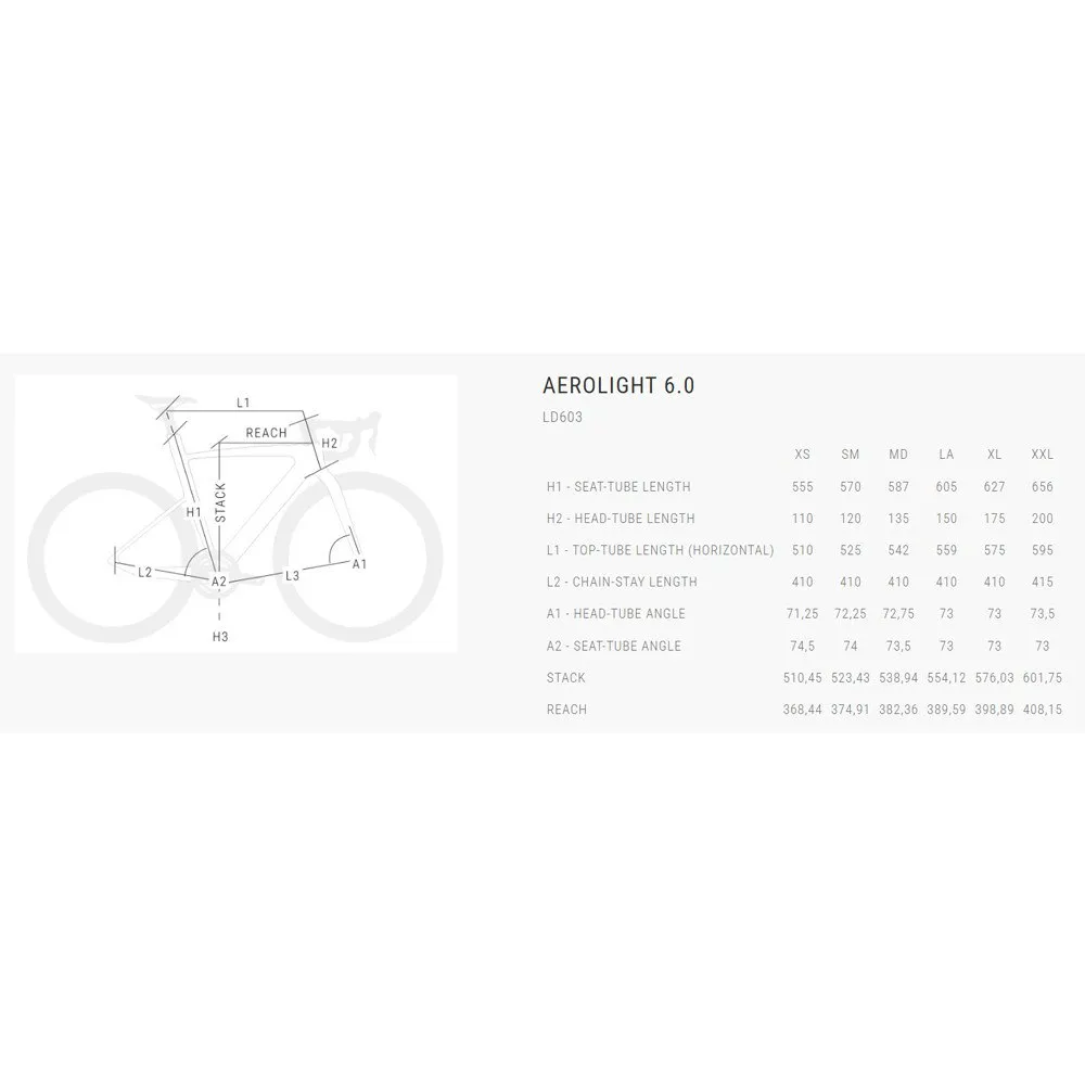 BH Bikes Aerolight 6.0 105 Di2 2023 Landeveissykkel, Silver / silver / silver