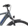 BH Bikes Atom City Bh1e 700c Acera 2023 Elektrisk Sykkel, Silver / blue / silver, M, 500Wh, Elsykkel