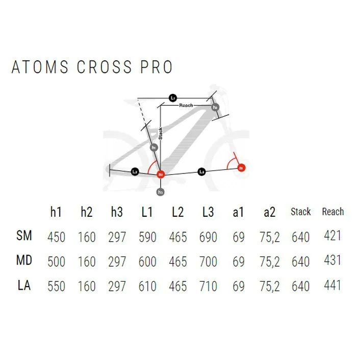 BH Bikes Atoms Cross Pro Brose Smag 700 Deore 2022 Elektrisk Sykkel, Elsykkel