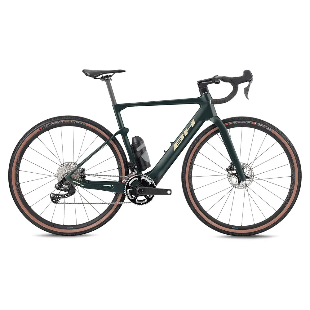 BH Bikes Igravelx Carbon Pro 2.9 28`` Grx Di2 2025 Elektrisk Grussykkel, Pine green / crema / crema, L, Elsykkel