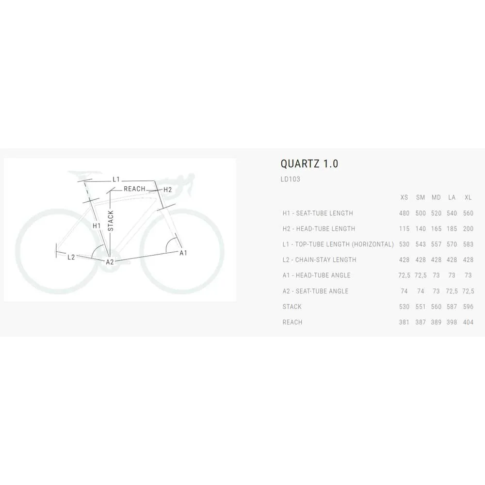 BH Bikes Quartz 1.0 Tiagra 2023 Landeveissykkel