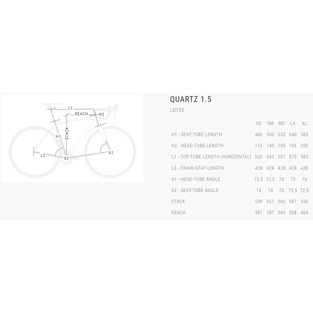 BH Bikes Quartz 1.5 105 2023 Landeveissykkel