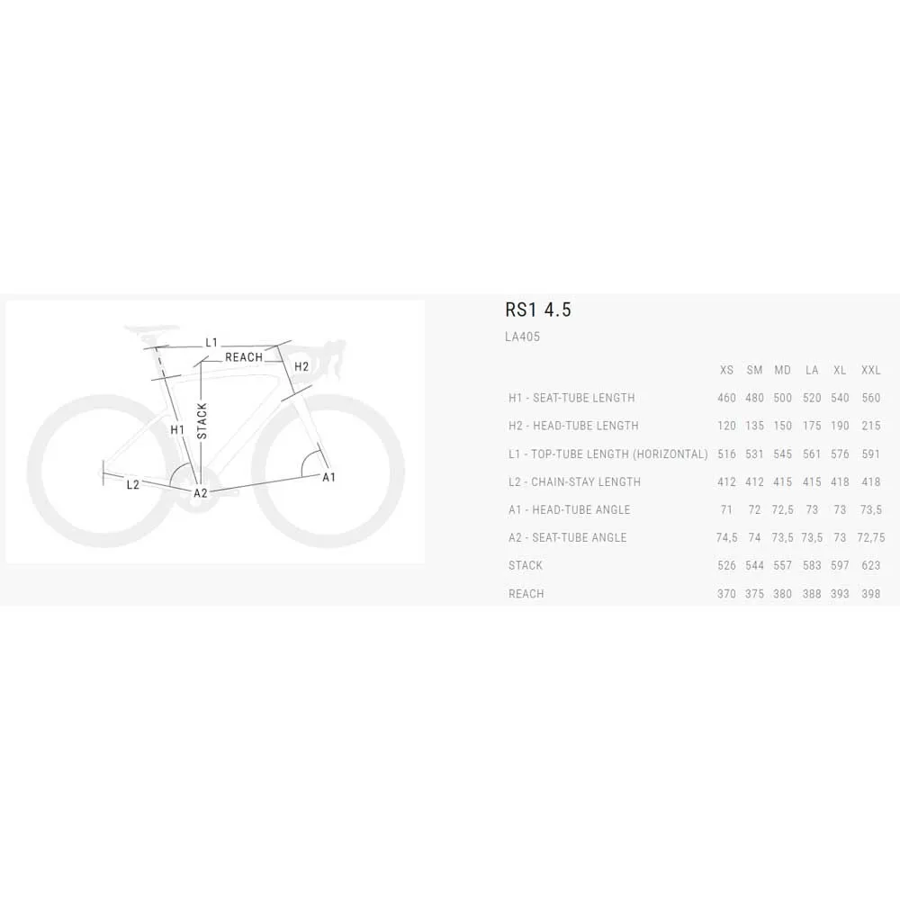 BH Bikes Rs1 4.5 105 Di2 7150 2025 Landeveissykkel BH Bikes Rs1 4.5 105 Di2 7150 2025 Landeveissykkel
